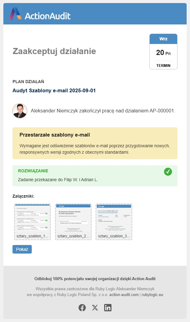 email template