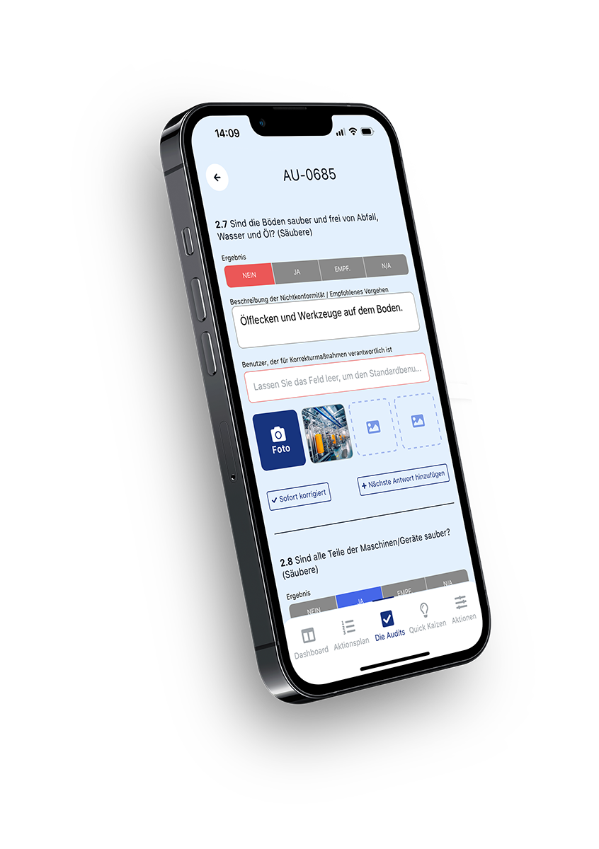 Mobile App für Audits