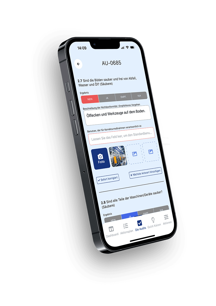 Mobile App für Audits