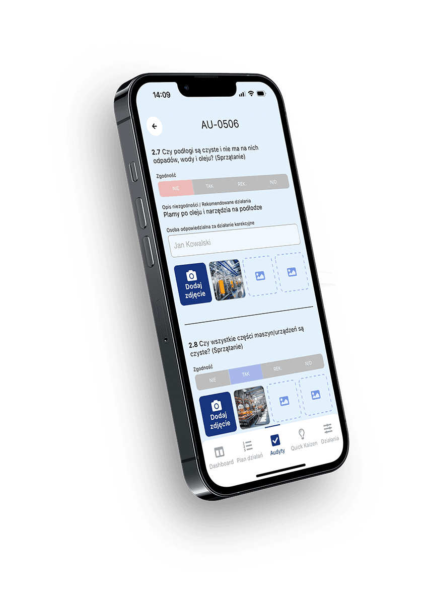 Aplikacja mobilna do audytów
