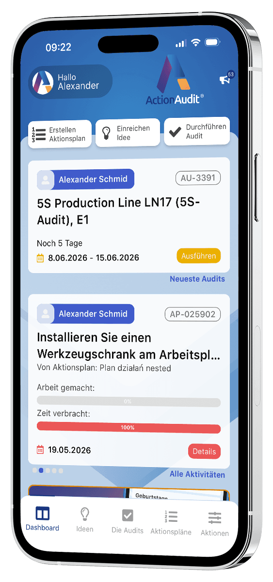 action audit mobile