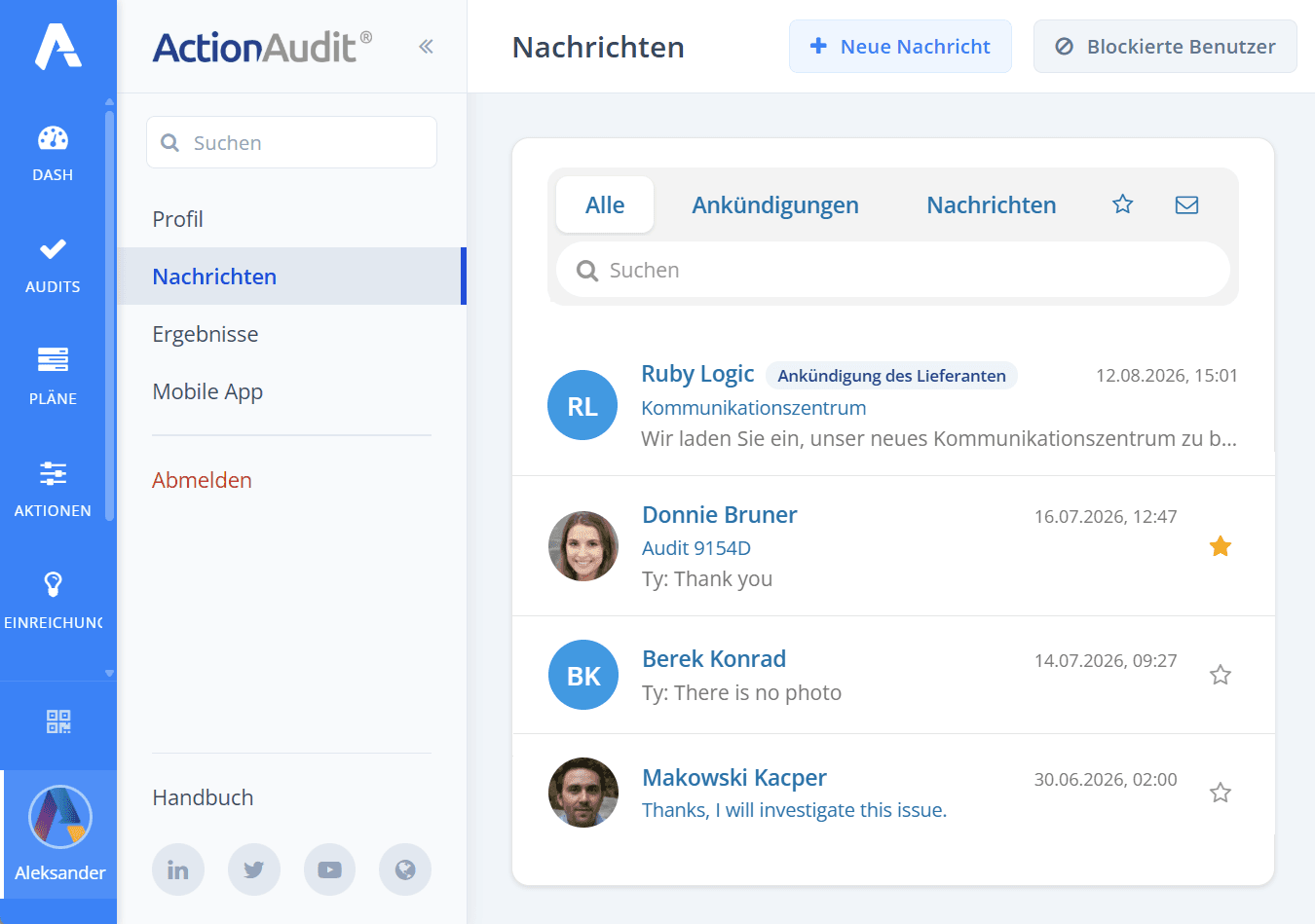 Ankündigungen, die die richtigen Personen erreichen