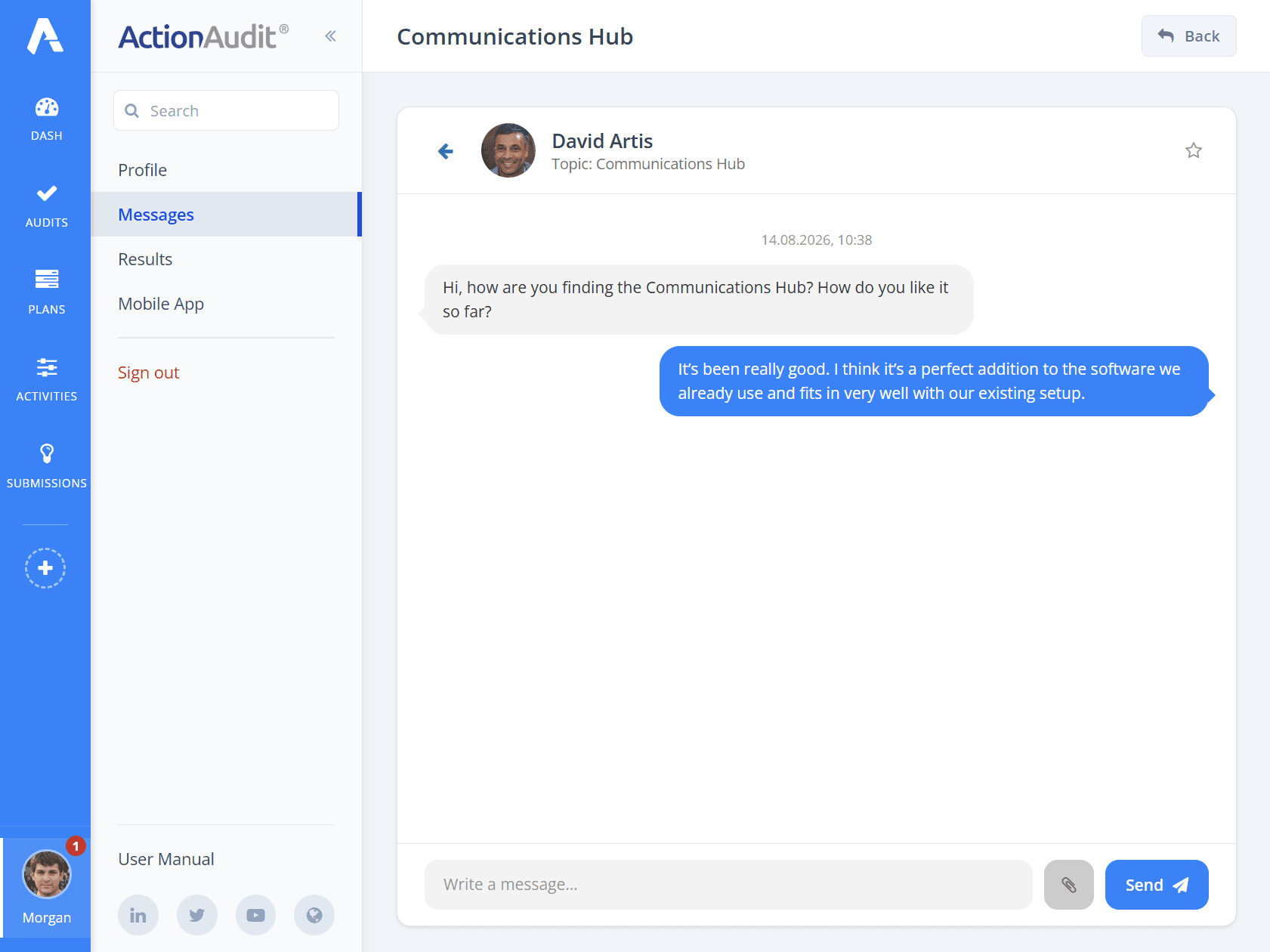 Focused chat threads for everyday work
