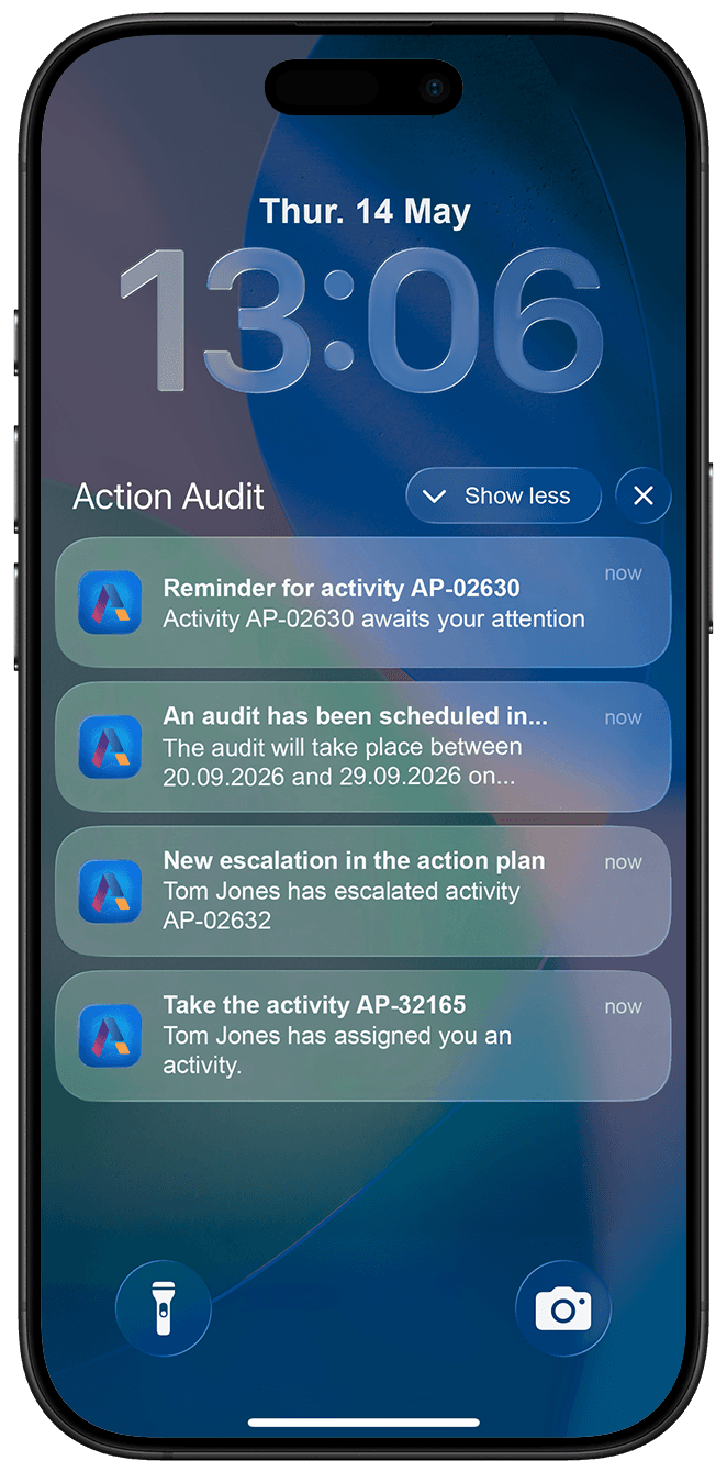 Instant audit alerts preview