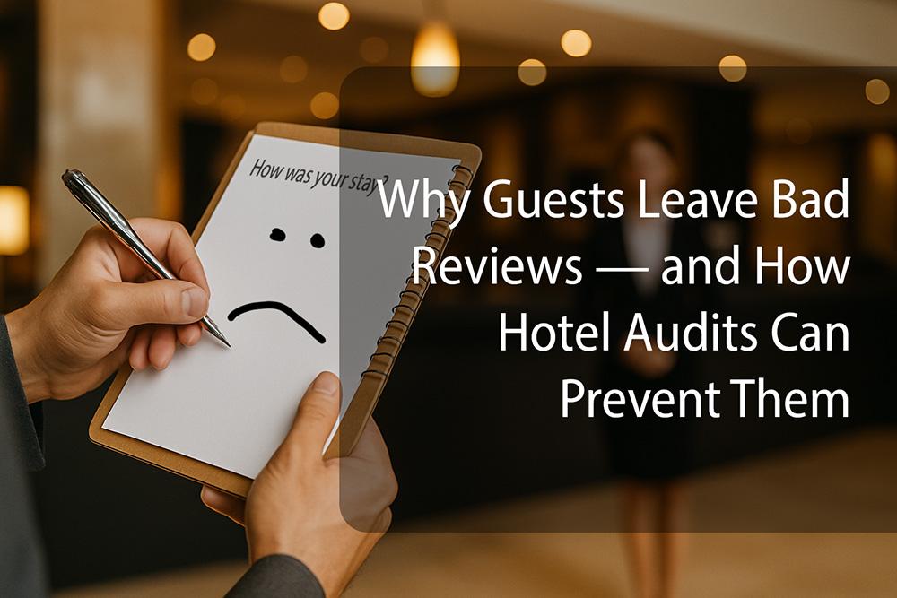 Why Guests Leave Bad Reviews — and How Hotel Audits Can Prevent Them