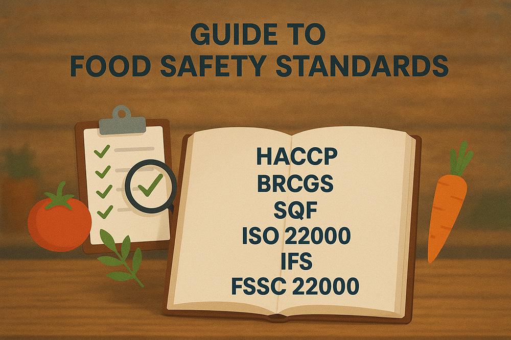 Guide to Food Safety Standards: HACCP, BRCGS, SQF, ISO 22000, IFS and FSSC 22000