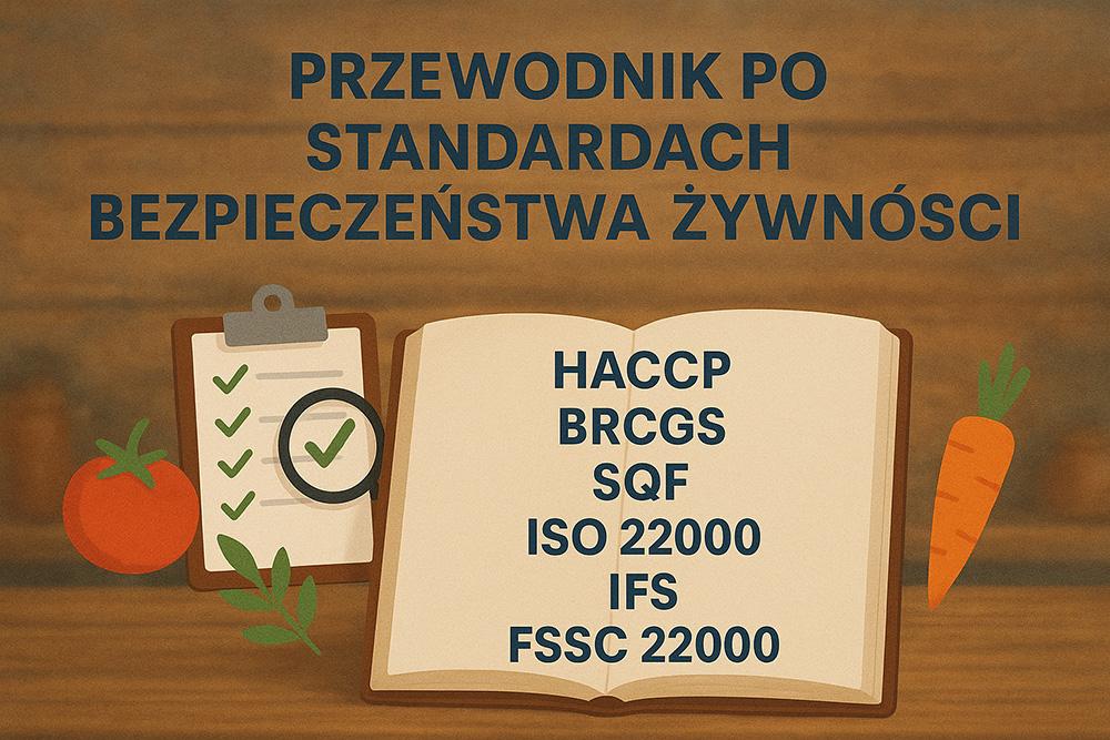 Przewodnik po standardach bezpieczeństwa żywności: HACCP, BRCGS, SQF, ISO 22000, IFS i FSSC 22000