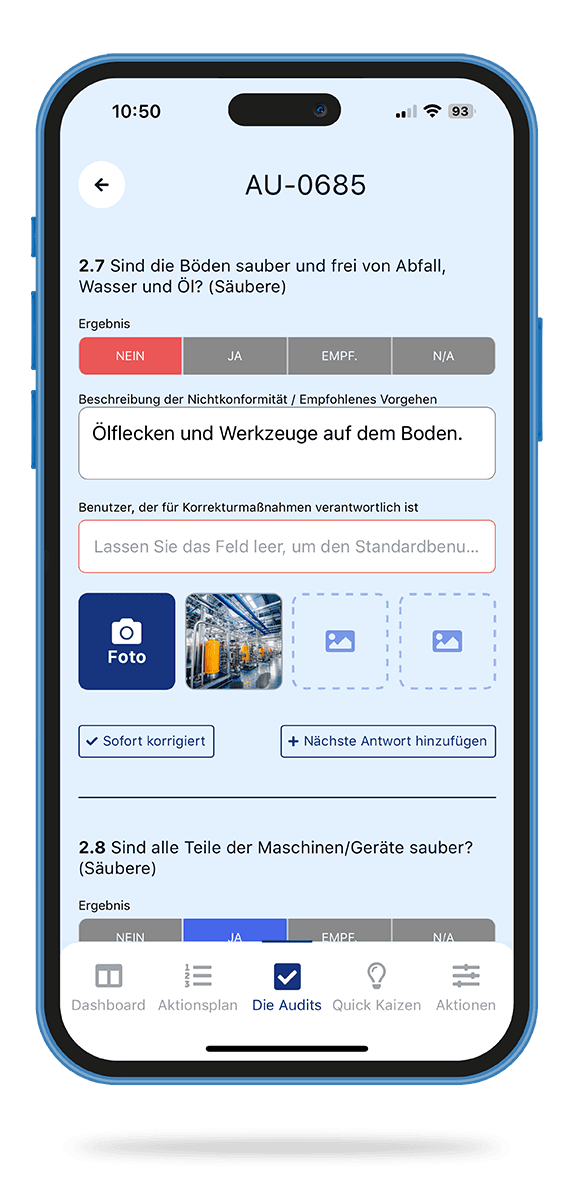 3. Sauberkeit (Seiso)