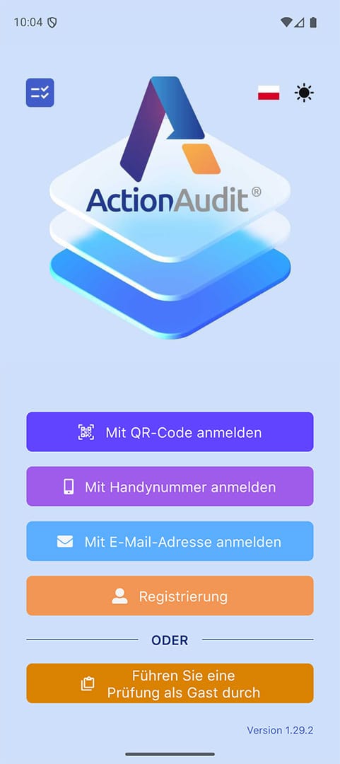 Anmeldung