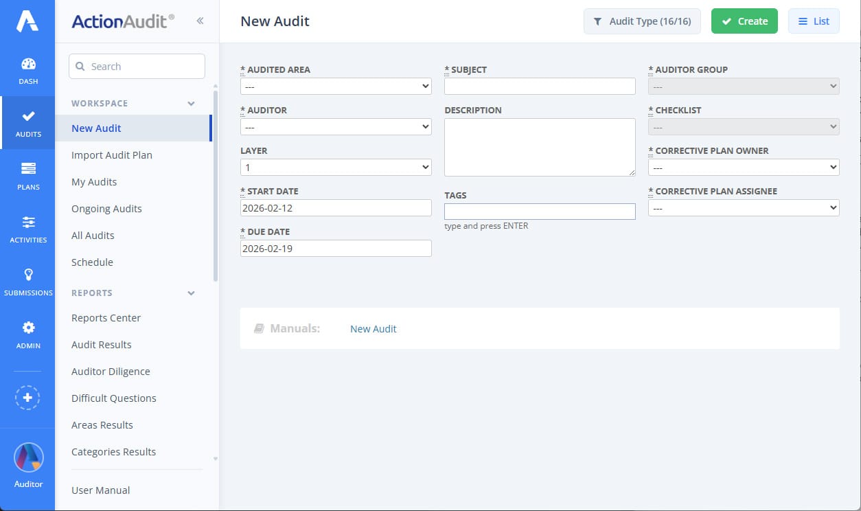 adding audit