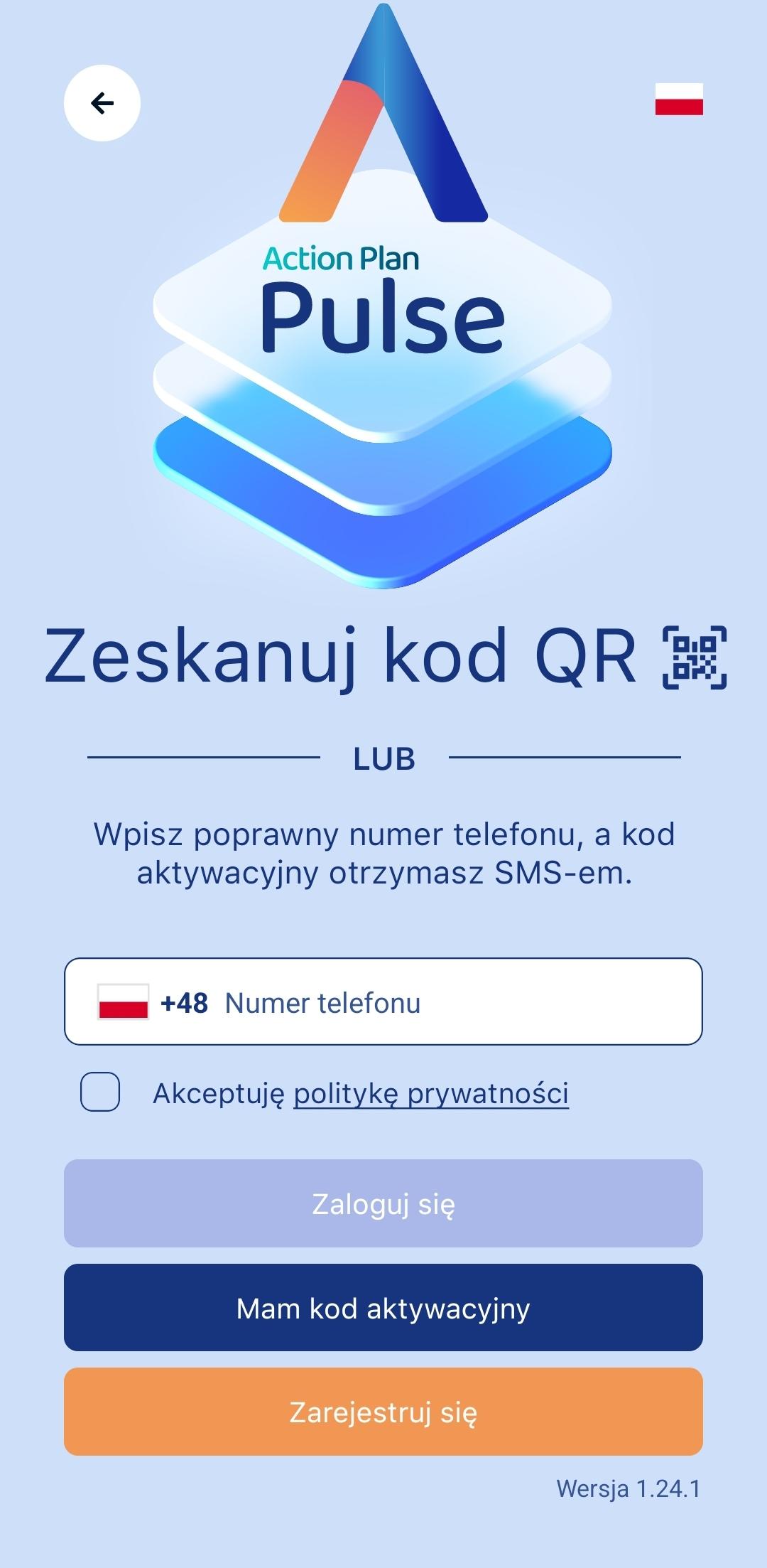Logowanie do aplikacji