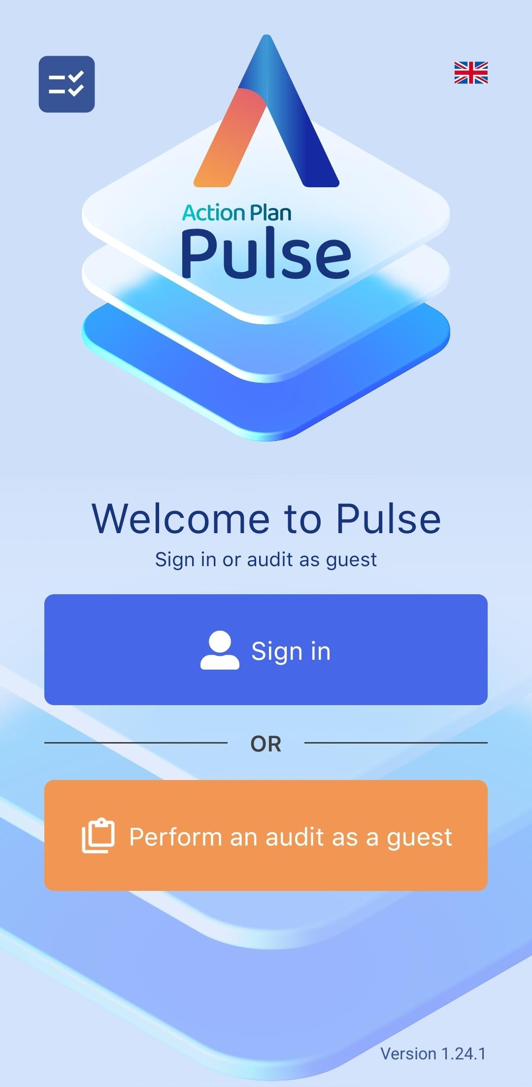 Start screen