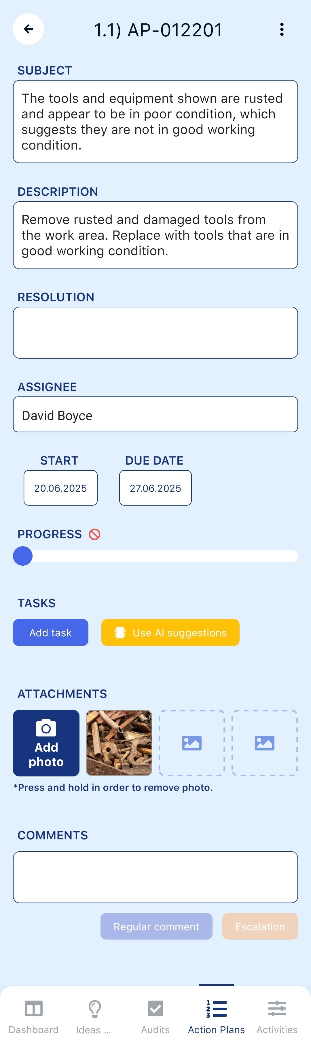 Activity view