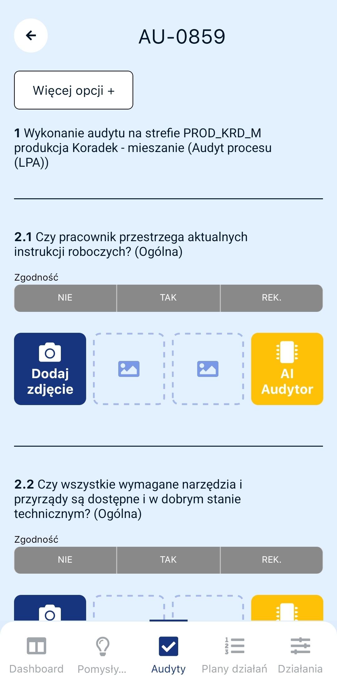 Przeprowadzanie audytu