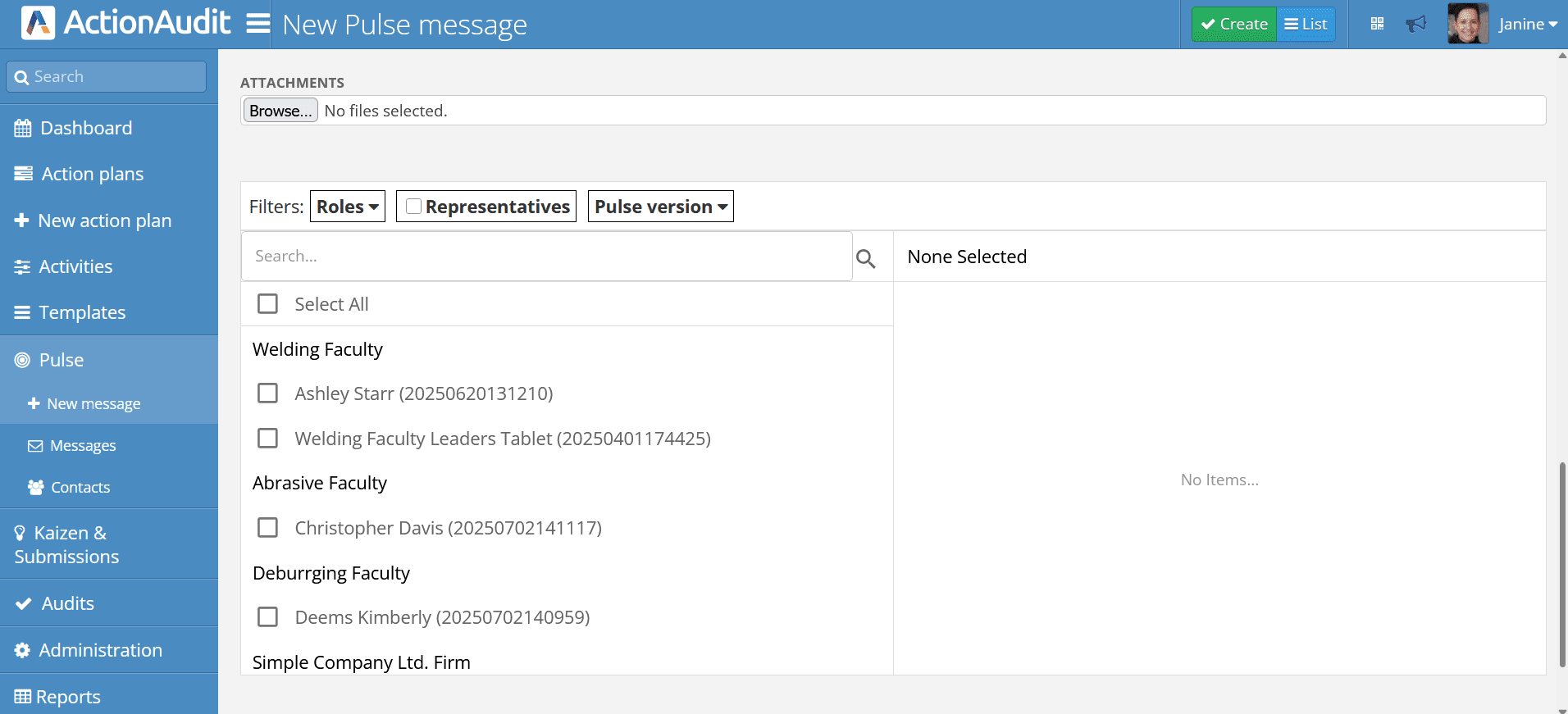 Message Recipients