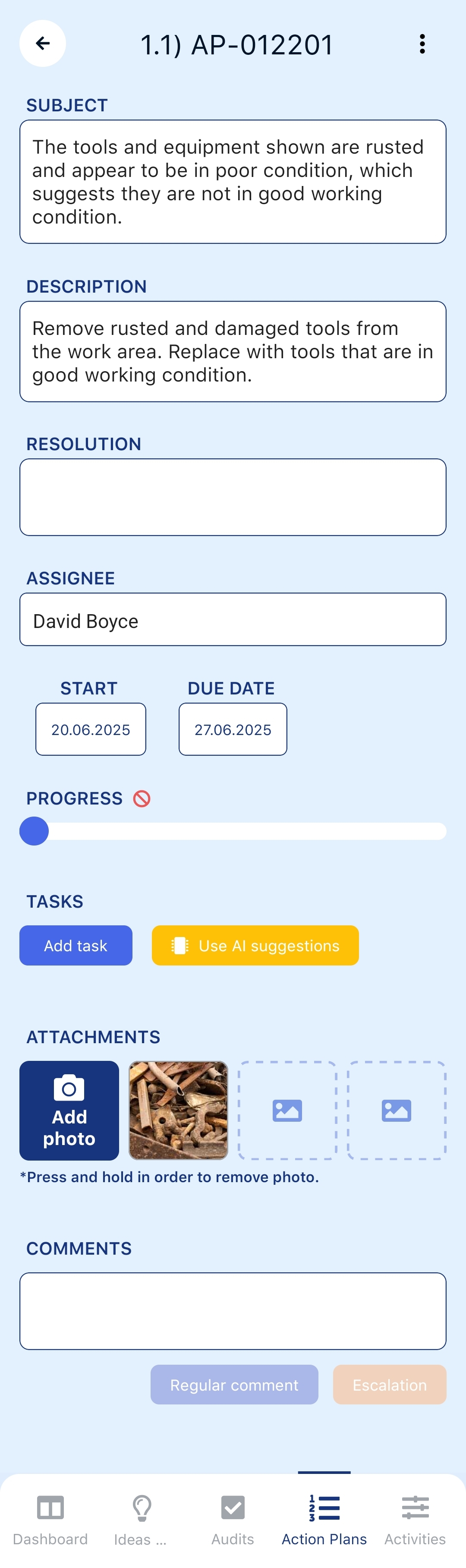 Activity view