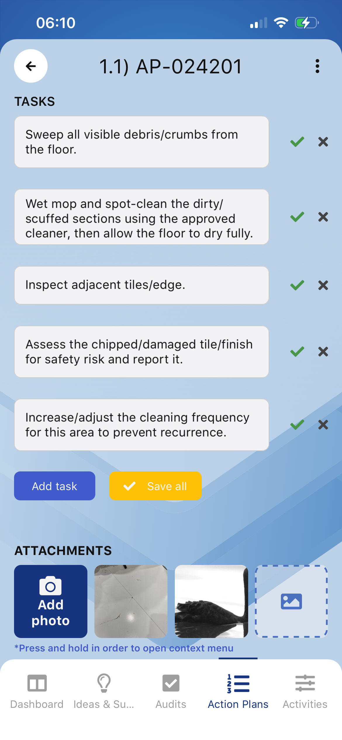 Activity view
