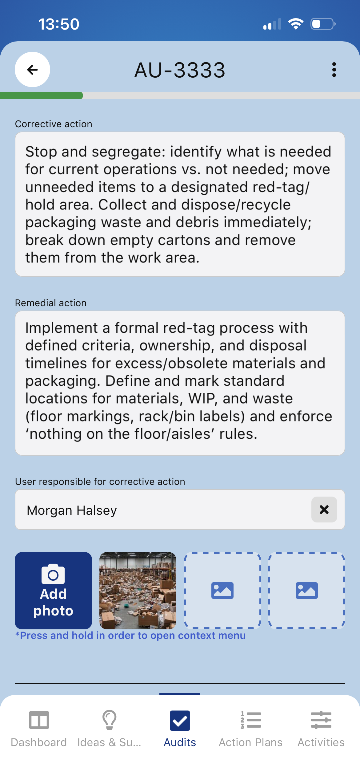 AI auditor answer