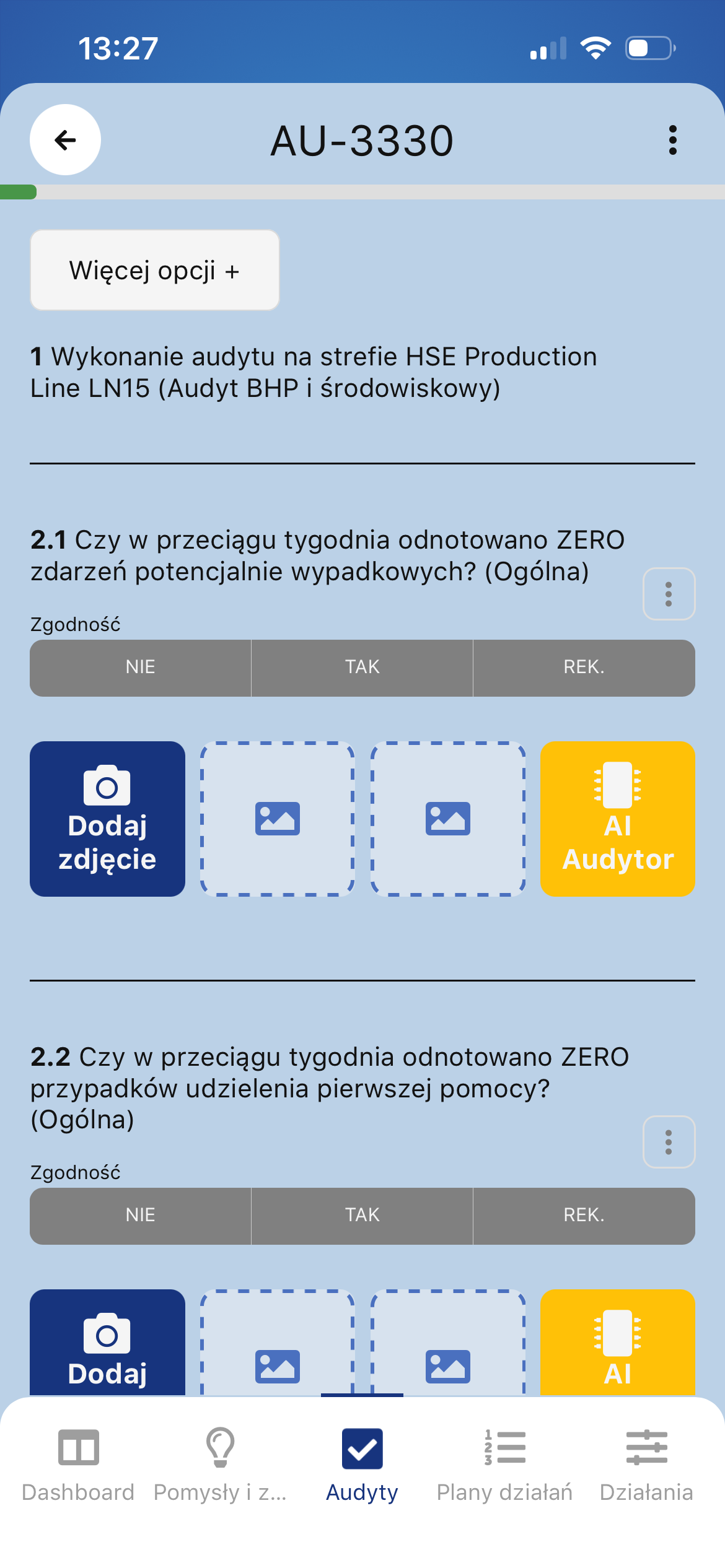 Przeprowadzanie audytu