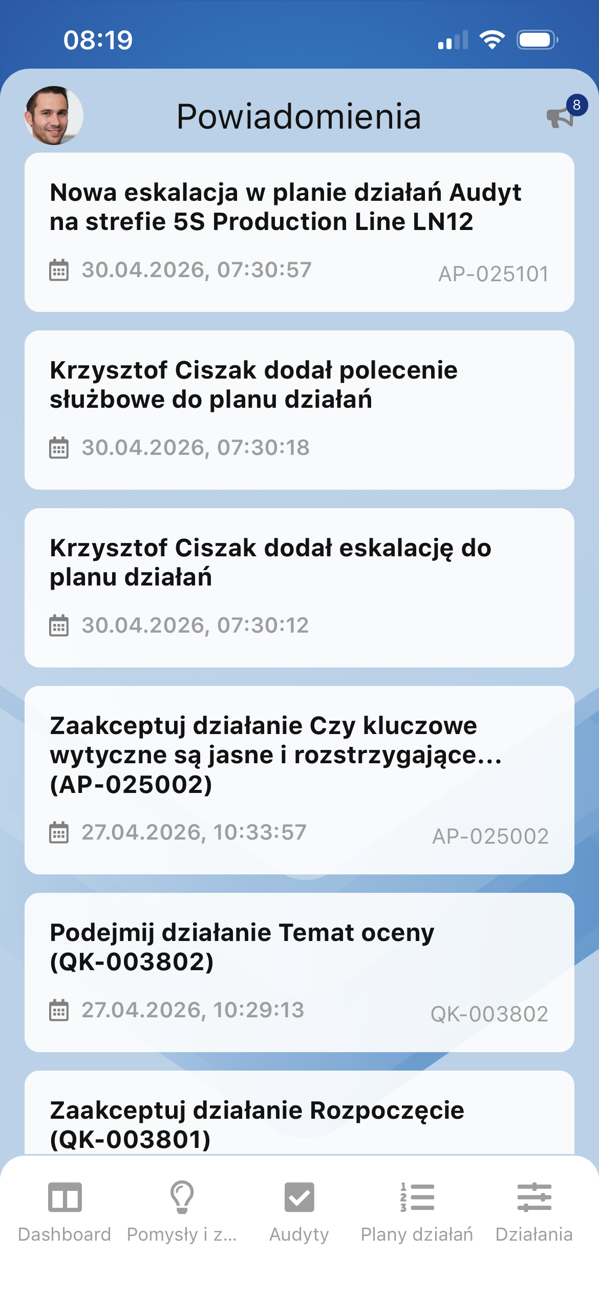 Powiadomienia