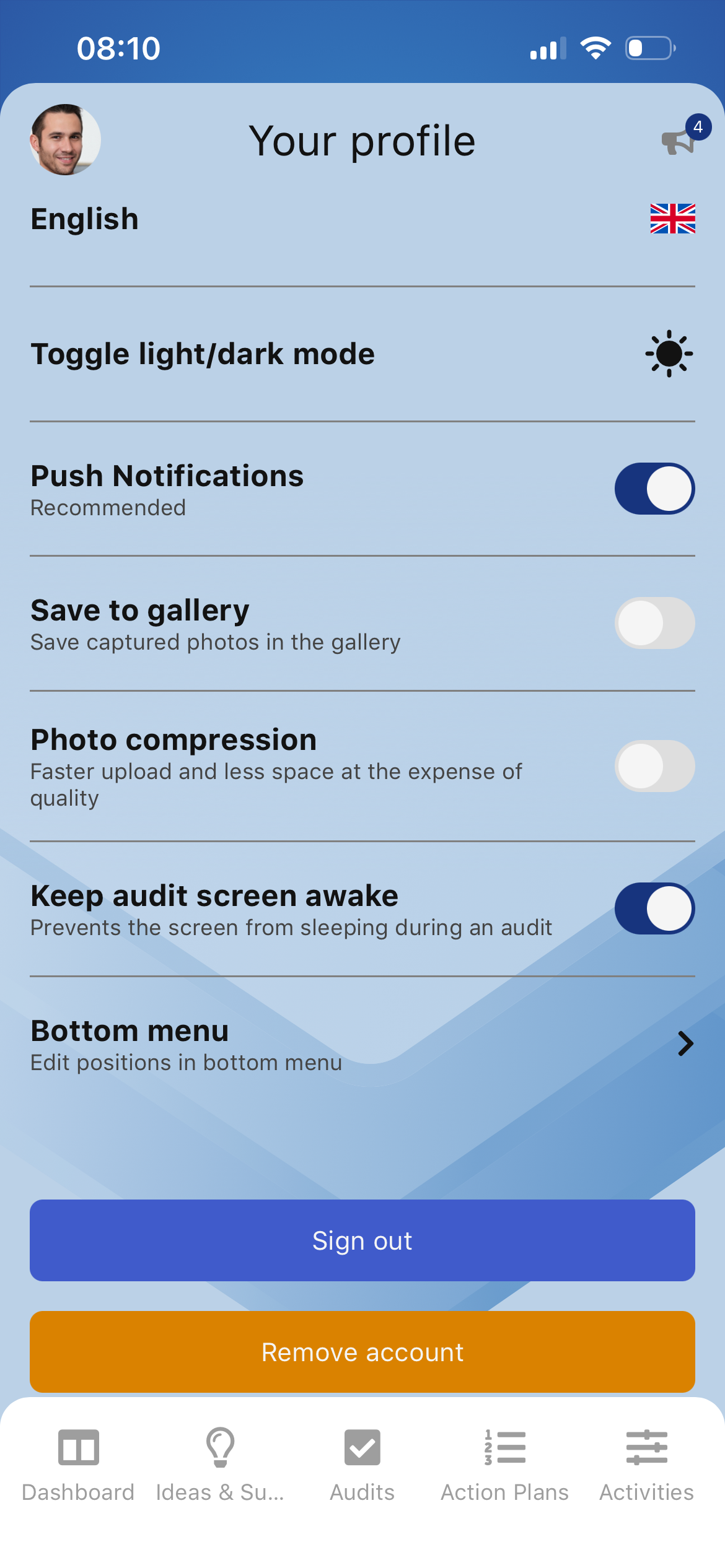 Settings